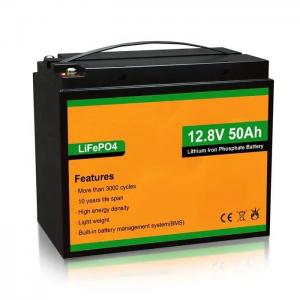 JST 1100700021CP 12V 50Ah Lithium LiFePO4 Deep Cycle Battery Longer Lifespan Wholesale With the Low Temperature Protection