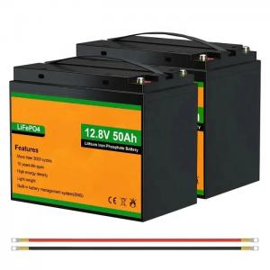JST 1100700021 12V 50Ah Lithium LiFePO4 Deep Cycle Battery Longer Lifespan Wholesale For Pump UPS Power System Traffic Lights