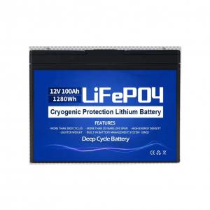 JST 1100700015CP 12V100Ah Lithium Ion Battery Lifepo4 Battery With the Low Temperature Protection Solar Power System Battery Wholesale