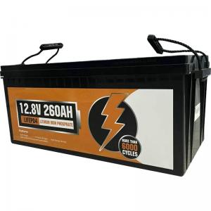 JST standard series Solar Wholesale 12V 260Ah Deep Cycle Lithium Ion Battery Lifepo4 Battery for Power Off Grid System