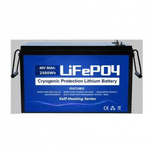 JST 1100700025CP 48V 50Ah Lithium LiFePO4 Deep Cycle Battery Longer Lifespan Wholesale With the Low Temperature Protection