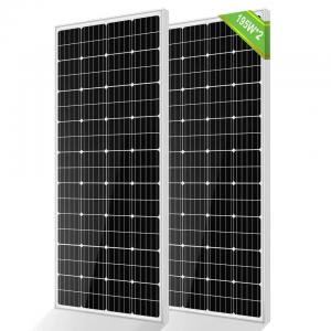 JST 18V 195W Monocrystalline Double Tempered Glass Buying Solar Panels for Your Home RV Solar Panel