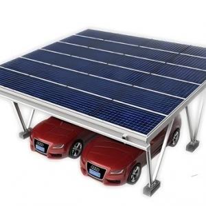 JST-3D Light weight waterproof solar carport structural aluminum pv solar carport systems solar carports for car parking