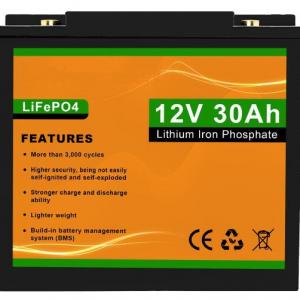 JST-L30AH Deep Cycle Lithium Battery 12V Lithium Battery Lifepo4 30AH Medical Security Equipment