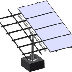 JST-MS6 Tilt Adjustable Single Pole Ground Mounting System 