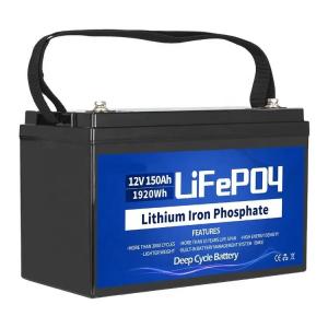 JST 1100700032 Wholesale 12V 150Ah Lithium Ion Battery Lifepo4 Battery Solar Power System For RV Marine Off Grid System