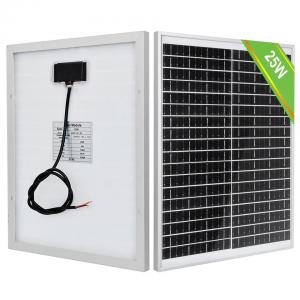 JST 18V 25W Monocrystalline Solar Panel For Solar Pump Monitor Chinese Factory Wholesale