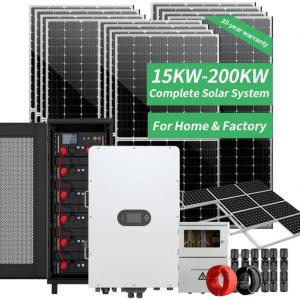 JSTCS8202 10kw 15kw 200kw Off Grid Hybrid Power Inverter Battery Storage Panel Solar Energy System