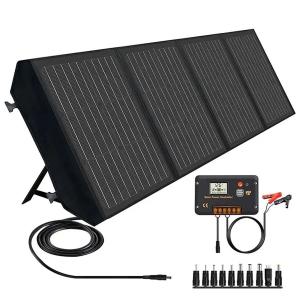 JST 18V 120W Foldable Solar Panel Suitcase 20A Charge Controller Mono Solar Panel RV Caravan Outdoor Camper PV Module