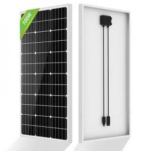 JST 12V 18V 100W Solar Panel Monocrystalline Solar Panel Solar Power System RV Solar Panel House Roof Off-grid System