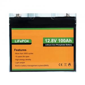 JST-L100AH High Quality Deep Cycle 12V 100AH Energy Storage Battery RV Yacht Boat Solar Battery bms Lifepo4 Lithium Battery