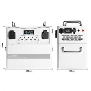 JSTBC880 2400W Portable Power Bank with Solar Panel and Lithium Battery for Emergency Power Backup